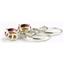 925 Sterling Silver Leverback Earrings, Twilight Fire Topaz, SE007