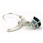 925 Sterling Silver Leverback Earrings, London Blue Topaz, SE017