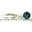 925 Sterling Silver Leverback Earrings, London Blue Topaz, SE017