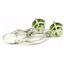 925 Sterling Silver Leverback Earrings, Manchurian Peridot, SE017