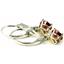 925 Sterling Silver Leverback Earrings, Twilight Fire Topaz, SE017