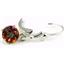 925 Sterling Silver Leverback Earrings, Twilight Fire Topaz, SE017