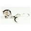 925 Sterling Silver Leverback Earrings, Smoky Quartz, SE117