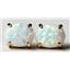 14k Gold Post Earrings, Created White Opal, E102C