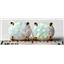 14k Gold Post Earrings, Created White Opal, E102C