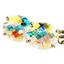14k Gold Leverback Earrings, Mercury Mist Topaz, E107