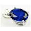 925 Sterling Silver Pendant, Created Blue Sapphire, SP004