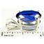 925 Sterling Silver Pendant, Created Blue Sapphire, SP004