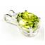 925 Sterling Silver Pendant, Peridot, SP020