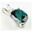 925 Sterling Silver Pendant, Paraiba Topaz, SP020