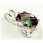 925 Sterling Silver Pendant, Mystic Fire Topaz, SP020