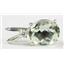 925 Sterling Silver Pendant, Green Amethyst, SP020