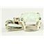 925 Sterling Silver Pendant, Created White Opal, SP020