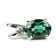 925 Sterling Silver Pendant, Russian Nanocrystal Emerald, SP020