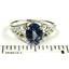 Sterling Silver Ladies Ring, Neptune Garden Topaz, SR005
