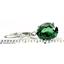 925 Sterling Silver Earrings, Russian Nanocrystal Emerald, SE207