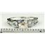 925 Sterling Silver Engagement Ring, Mercury Mist Topaz w/ Accents, SR254