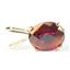 P020, Crimson Topaz, 14k Gold Pendants