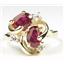 10K, 14K or 18K Gold Ladies Ring, Created Ruby, R016