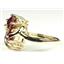 10K, 14K or 18K Gold Ladies Ring, Created Ruby, R016