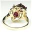 10K, 14K or 18K Gold Ladies Ring, Created Ruby, R016