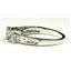 925 Sterling Silver Engagement Ring, Green Amethyst w/ Accents, SR254