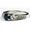 925 Sterling Silver Engagement Ring, London Blue Topaz w/ Accents, SR254