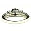 925 Sterling Silver Engagement Ring, Mozambique Garnet w/ Accents, SR254