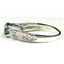 925 Sterling Silver Ladies Engagement Ring, Paraiba Topaz w/ Accents, SR254