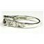 925 Sterling Silver Engagement Ring, Smoky Quartz w/ Accents, SR254