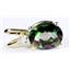 P020, Mystic Fire Topaz, 14k Gold Pendant