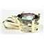 P020, Mystic Fire Topaz, 14k Gold Pendant