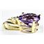 P020, Amethyst Gold Pendant
