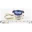 P002, Created Blue Sapphire 14k Gold Pendant