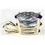 P040, Neptune Garden Topaz 14k Gold Pendant