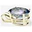 P040, Neptune Garden Topaz 14k Gold Pendant