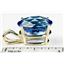 P040, Swiss Blue Topaz 14K Gold Pendant