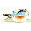 P019, Mercury Mist Topaz 14K Gold Pendant