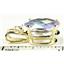 P019, Mercury Mist Topaz 14K Gold Pendant
