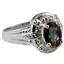 SR284, Mystic Fire Topaz, 925 Sterling Silver Ring