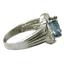 SR284, Swiss Blue Topaz, 925 Sterling Silver Ring