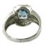SR284, Swiss Blue Topaz, 925 Sterling Silver Ring