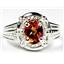 SR284, Twilight Fire Topaz, 925 Sterling Silver Ring