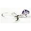 925 Sterling Silver Leverback Earrings, Amethyst, SE017