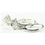 925 Sterling Silver Leverback Earrings, Cubic Zirconia, SE017