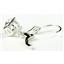 925 Sterling Silver Leverback Earrings, Cubic Zirconia, SE017