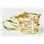 P022, Champagne CZ 14k Gold Pendant