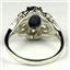 925 Sterling Silver Ladies Ring, Natural Blue Star Sapphire, SR125