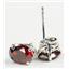 925 Sterling Silver Post Earrings, Garnet CZ, SE002