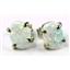 925 Sterling Silver Post Earrings, Created White Opal, SE002C